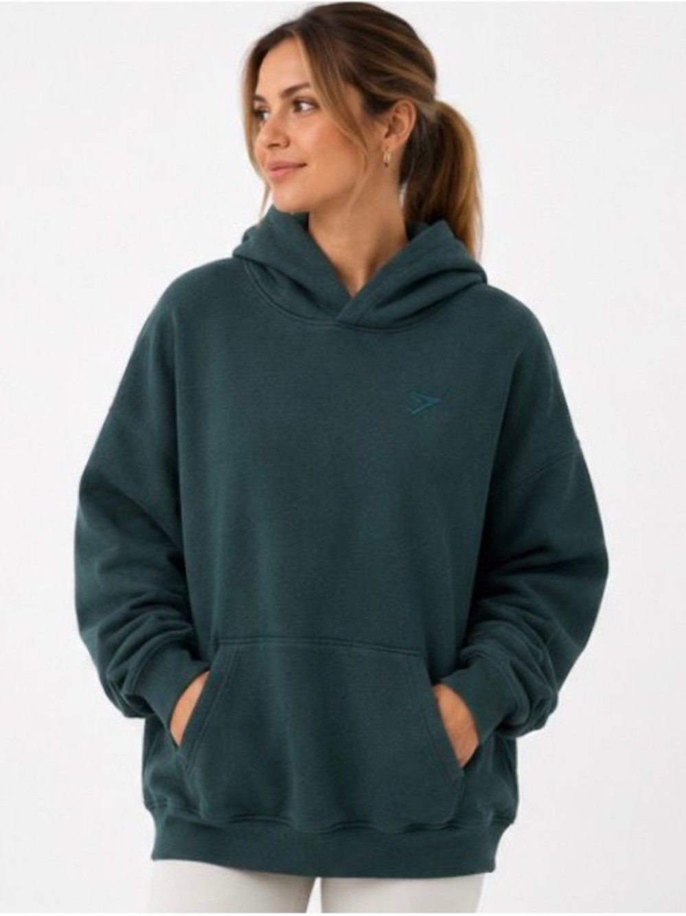 Gymshark Teal Hooded Pullover